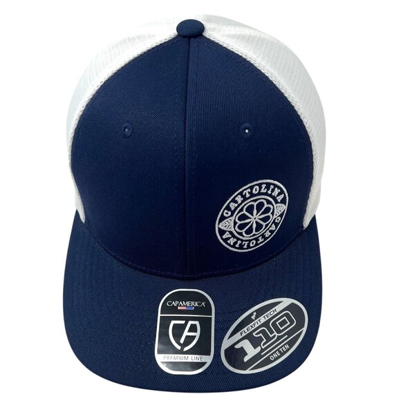 NWT CARTOLINA FLORAL Trucker Cap America FLEXFIT 110 Baseball Hat Cap - Picture 5 of 12